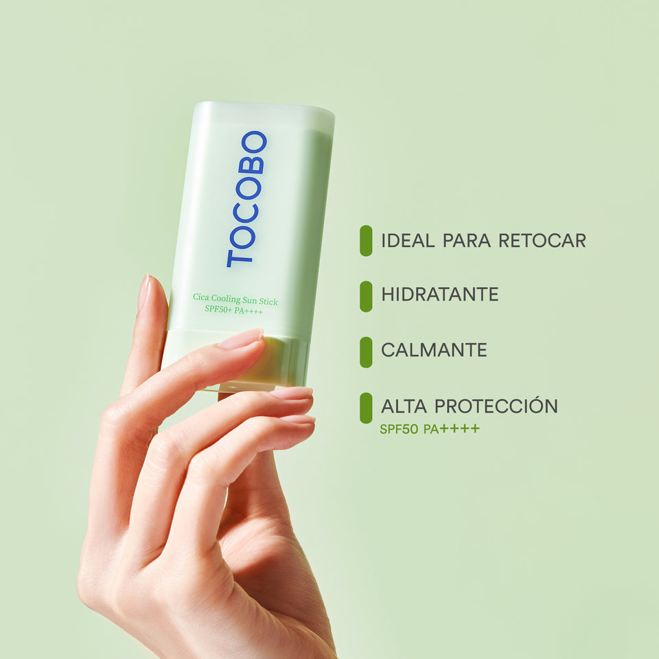 TOCOBO - Cica Cooling Sun Stick SPF 50+ PA++++ 0.17 oz | Protector Solar En Barra